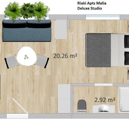 מאליה Riaki Apts מראה חיצוני תמונה