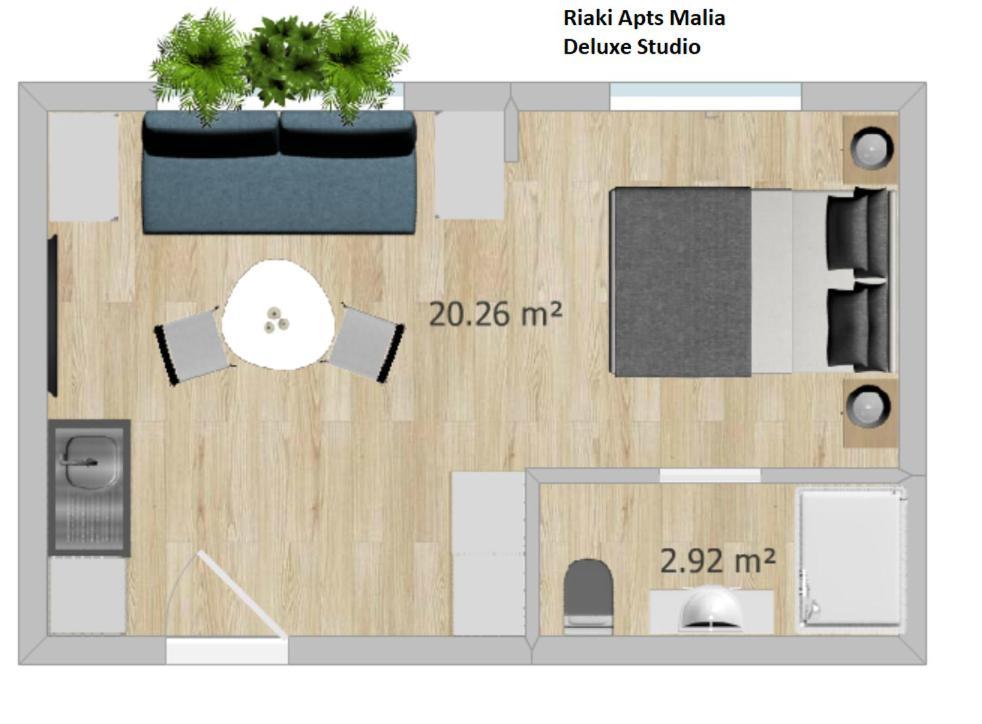 מאליה Riaki Apts מראה חיצוני תמונה